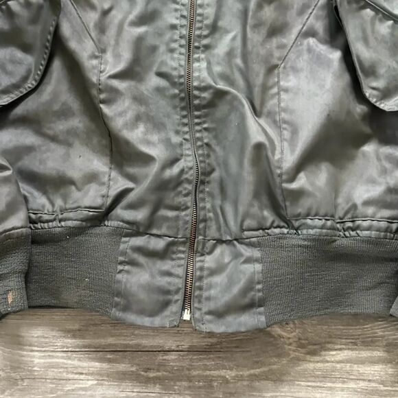 Vintage USAF Flight Bomber Aviator Military Jacket - Picture 4 of 8